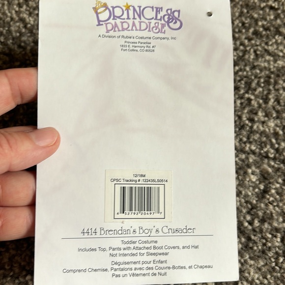 Boy’s Crusader Toddler Halloween Costume 12-18 months - Picture 5 of 5